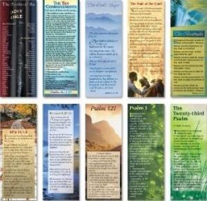 Bible Passage Bookmarks (mixed pack of 10) (Bookmark)