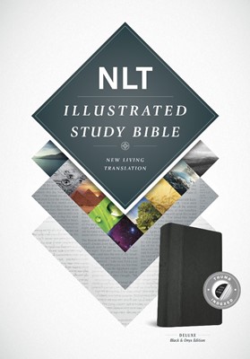 NLT Illustrated Study Bible Tutone Black/Onyx, Indexed (Imitation Leather)