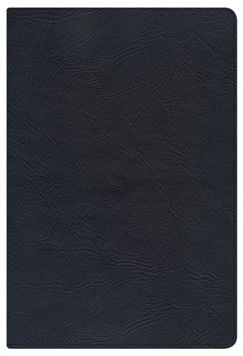 NKJV Large Print Personal Size Reference Bible, Black (Genuine Leather)