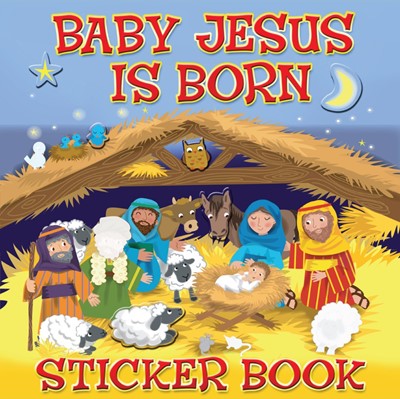 Baby Jesus Is Born Sticker Book (Paperback)