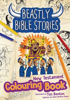 Beastly Bible Stories New Testament Colouring Book (Paperback)