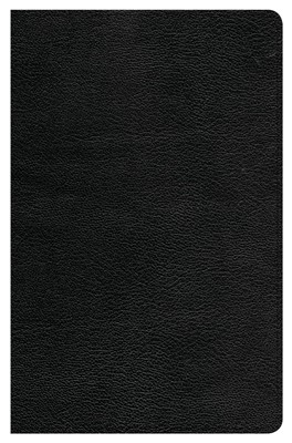 CSB Ultrathin Reference Bible, Black Genuine Leather (Genuine Leather)