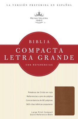 RVR 1960 Biblia Compacta Letra Grande con Referencias, topac (Imitation Leather)