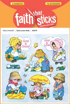 God Loves Kids - Faith That Sticks Stickers (Stickers)