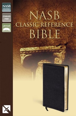 NASB Classic Reference Bible, Black, Red Letter Ed. (Bonded Leather)