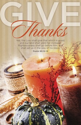 Give Thanks Bulletin (Pack of 100) (Bulletin)