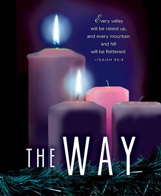 The Way Advent Candle Sunday 2 Bulletin, Large (Pkg of 50) (Bulletin)
