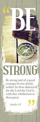 Be Strong Male Bookmark (Pack of 25) (Bookmark)