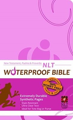 NLT Waterproof New Testament, Psalms & Proverbs Pink Brown