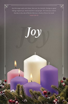 Advent Joy Bulletin (Pack of 100) (Bulletin)