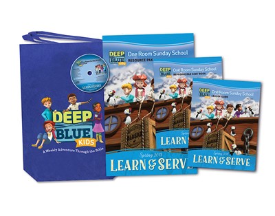 Deep Blue Kids Learn & Serve One Room Sunday School Kit (Kit)