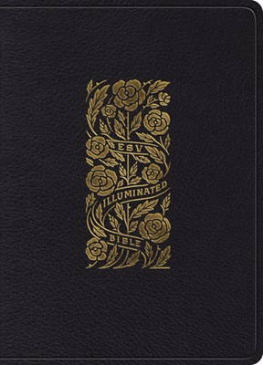ESV Illuminated Bible, Art Journaling Edition (Black) (Leather Binding)
