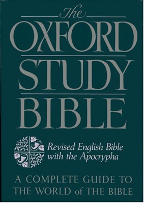 The Oxford Study Bible With Apocrypha (Paperback)