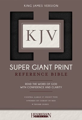 KJV Super Giant Print Reference Bible, Flexisoft, Brown (Flexisoft)