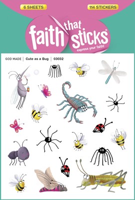 Cute As A Bug (Stickers)