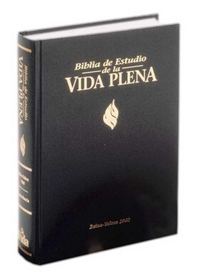 Biblia De Estudio De La Vida Plena Rvr 1960 (Leather Binding)