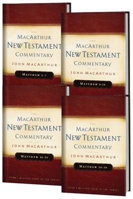 Matthew 1-28 Macarthur New Testament Commentary Four Volume (Hard Cover)