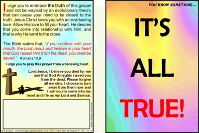 Tracts: It's All True 50-Pack (Tracts)