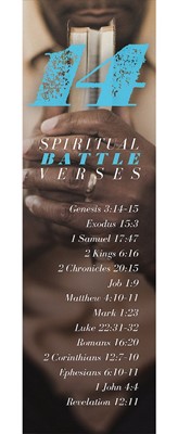 14 Spiritual Battle Verses Bookmark (Pack of 25) (Bookmark)