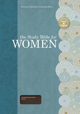 Study Bible For Women, Chocolate Genuine Leather Indexed (Leather Binding)