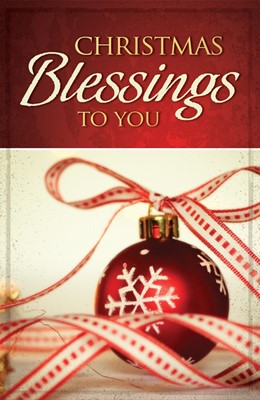 Christmas Blessings To You (Pack Of 25) (Tracts)