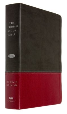 NKJV Jeremiah Study Bible,  Charcoal/Burgundy Leatherlux (Leather Binding)