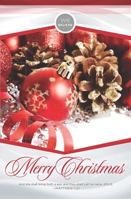 We Believe Merry Christmas Bulletin (Pack of 100) (Bulletin)