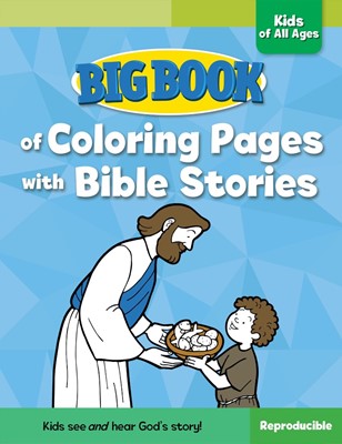 Big Book Of Bible Colouring Pages With Bible Stories (Paperback)