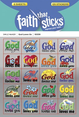 God Loves Us - Faith That Sticks Stickers (Stickers)
