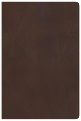 KJV Large Print Personal Size Reference Bible, Brown (Genuine Leather)