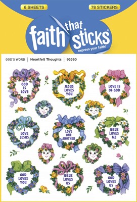 Heartfelt Thoughts - Faith That Sticks Stickers (Stickers)