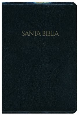 RVR 1960 Biblia Letra Grande Tamaño Manual, negro imitación (Imitation Leather)