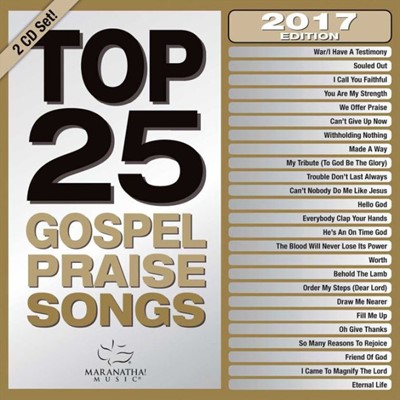 Top 25 Gospel Praise Songs 2017 2CD (CD-Audio)