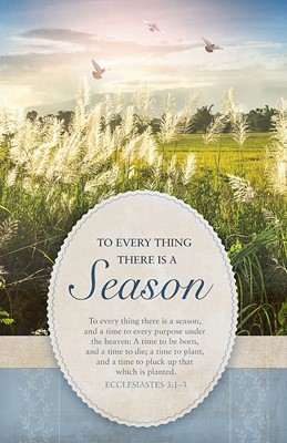 There Is A Season Bulletin (Pack of 100) (Bulletin)