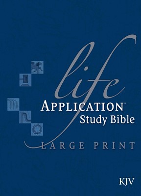 KJV Life Application Study Bible, Large Print (Hard Cover)