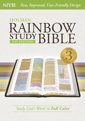NIV Rainbow Study Bible, Jacketed Hardcover Indexed (Hard Cover)