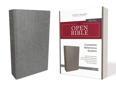 NKJV Open Bible, Red Letter Edition, Comfort Print (Hard Cover)