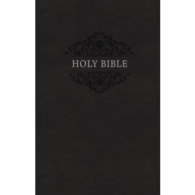 NKJV Holy Bible, Leathersoft, Black, Comfort Print (Imitation Leather)