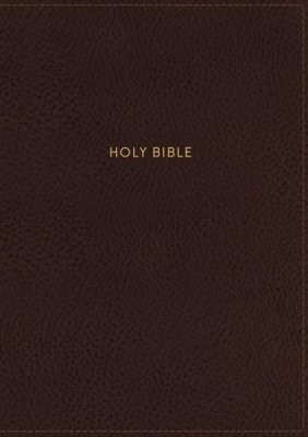 NKJV Thinline Reference Bible, Large Print, Brown (Imitation Leather)