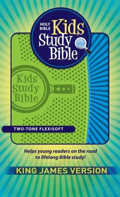 KJV Kids Study Bible, Green/Blue (Flexisoft)