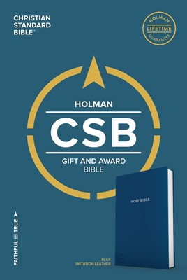 CSB Gift & Award Bible, Blue (Imitation Leather)