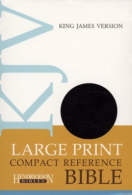 KJV Large Print Compact Reference Bible, Black (Flexisoft)