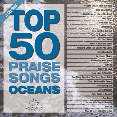 Top 50 Praise Songs - Oceans CD (CD-Audio)