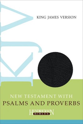 KJV New Testament with Psalms and Proverbs, Black (Imitation Leather)