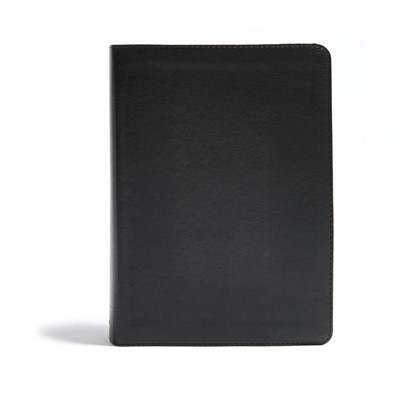 CSB He Reads Truth Bible, Black Leathertouch (Imitation Leather)