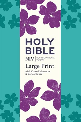 NIV Large Print Single Column Deluxe Reference Bible (Imitation Leather)