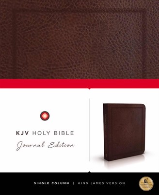 KJV Journal Edition: Bonded Leather, Brown (Bonded Leather)