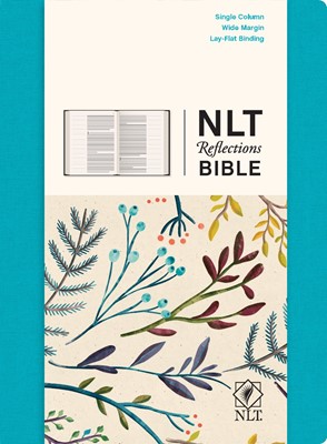NLT Reflections Bible, Oceans Blue (Hard Cover)