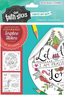 Psalm 103:2 Colourable Stickers (Stickers)