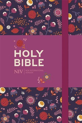 NIV Pocket Floral Notebook Bible (Hard Cover)